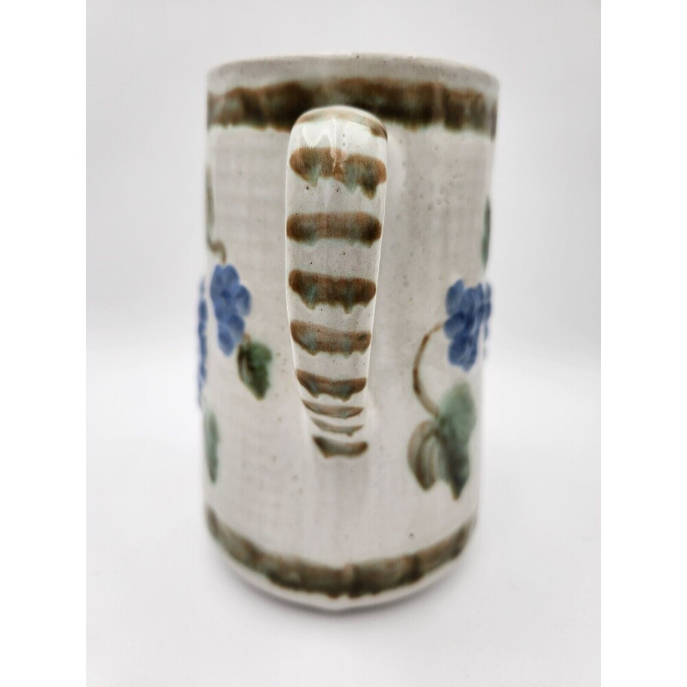 John B. Taylor Large Pitcher Grapes Art Pottery Ceramic Grapevine - Picture 4 of 10